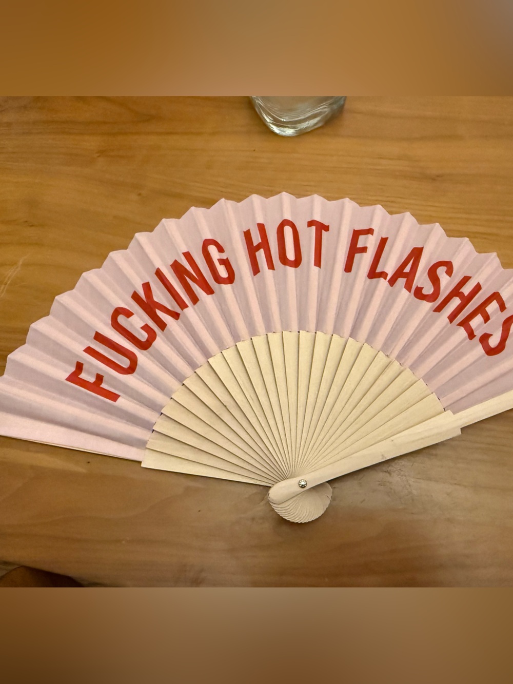 Pink Hand Fan – Playful Cooling Accessory
